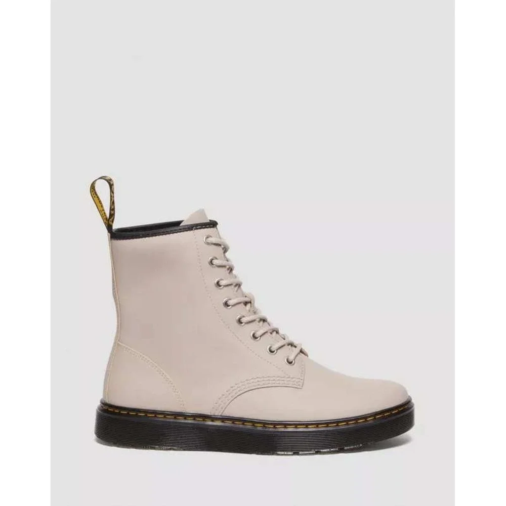Dr. Martens 1460 Pascal Boot Mens Size 6 Beige Excellent Leather Combat 8-Eye